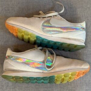 Nike Metallic Rainbow Swoosh Sneakers